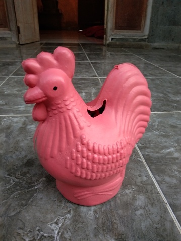 Chicken piggy bank