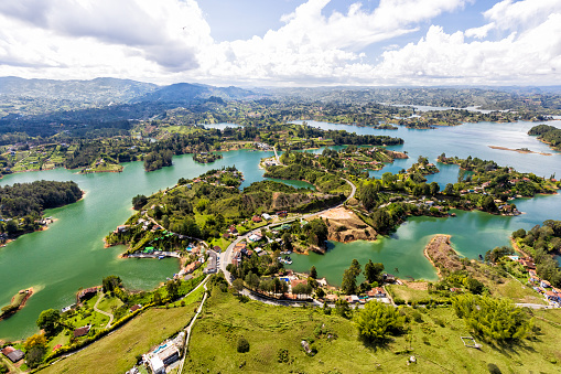 The Rock of Guatapé (Peñol de Guatape) is a landmark inselberg in Colombia. It is located in the town and municipality of Guatapé, Antioquia.