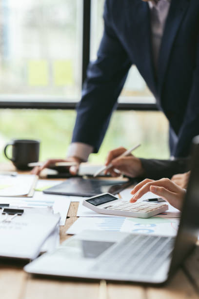 istock Partner meeting business investor working start up project for both company with document data graph, Professional Business teamwork conference project success financial statistics growth profit. 1398229324