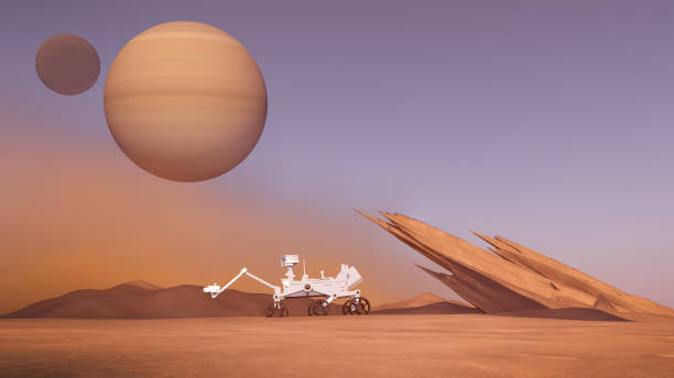 Space Rover on an Alien Planet