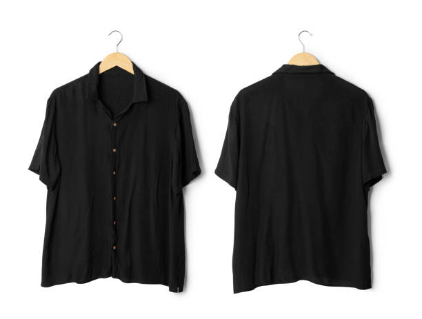 istock Realistic Shirts mockup hanging isolated on white background with clipping path 1398242300