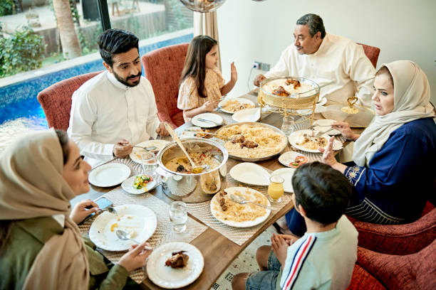 istock Conversations during Riyadh family midday meal 1398245706