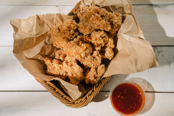 istock Hamburger, fried chicken and other food 1398250433