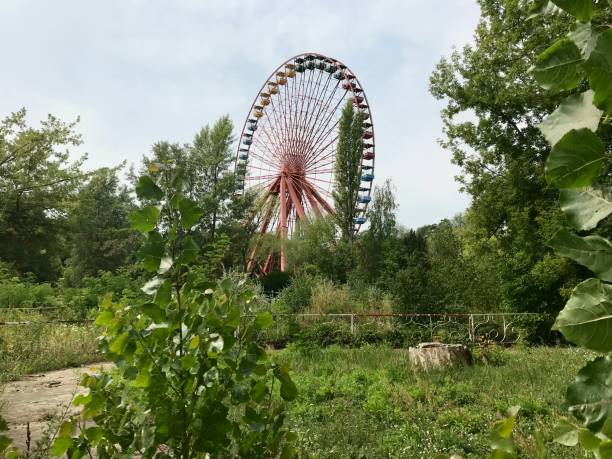 Spreepark - Kulturpark Plänterwald - Berlin Former amusement park in East Berlin - GDR - Abandoned place - Lost place spree river stock pictures, royalty-free photos & images