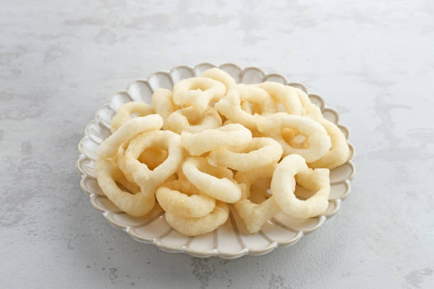 istock Lanting, is a kind of cracker snack made from cassava 1398261875