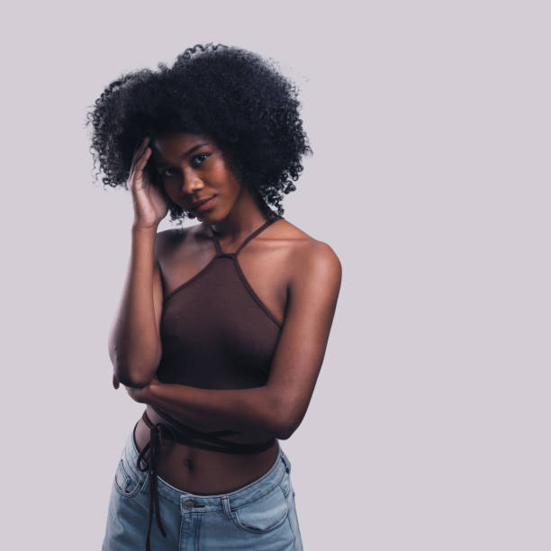 istock Black woman portraits. 1398262507