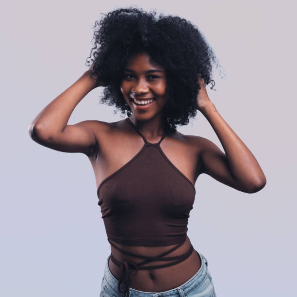 istock Black woman portraits. 1398262545