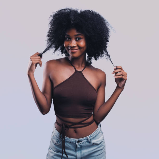 istock Black woman portraits. 1398262574