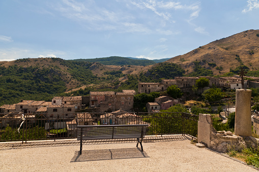 Almost completely uninhabited, Civita Superiore is considered a ghost village in all respects, of tiny size but with a particular beauty of the past, enclosed above all in the small central square (on which there is also a trattoria) and in its panoramic balcony.\nThe view is one of the main reasons that attracts tourists to Civita, because thanks to its position (lying on a hill) it offers an exciting view of the plain of Bojano below and allows the view to wander far, going as far as the neighboring municipalities.