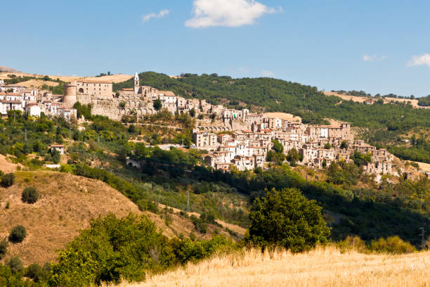istock Civitacampomarano, ancient village with castle Molise, Italy 1398269963
