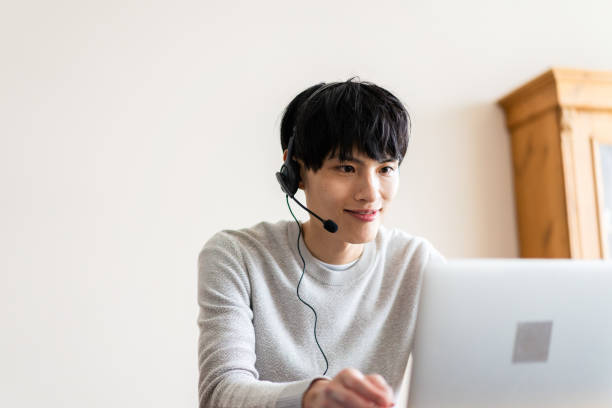 istock A man works remotely from home 1398274531