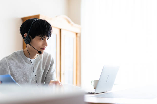 istock A man works remotely from home 1398274553