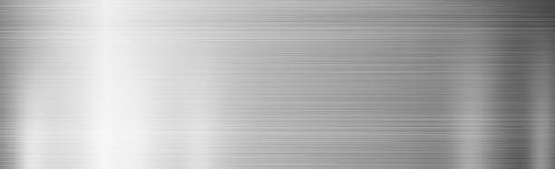 istock Panoramic background texture metal steel color, industrial industry - Vector 1398276738