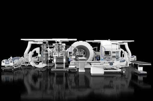 3D rendering of medical equipment