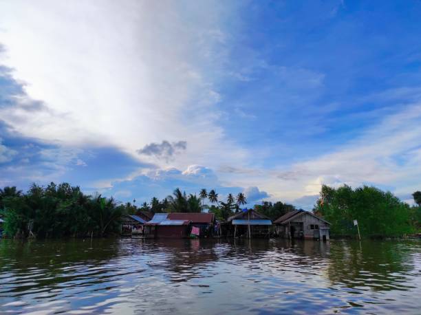 istock panoramic house on the martapura river 1398290242
