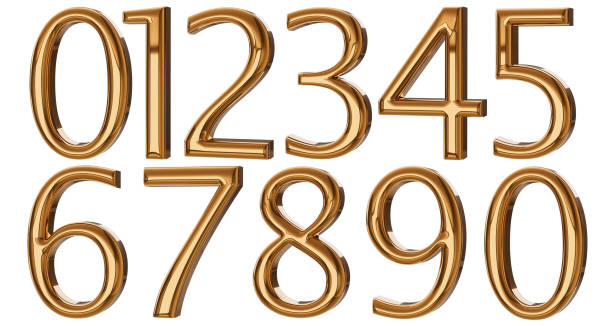 istock 3d numbers made of gold. 3d rendering 1398294840