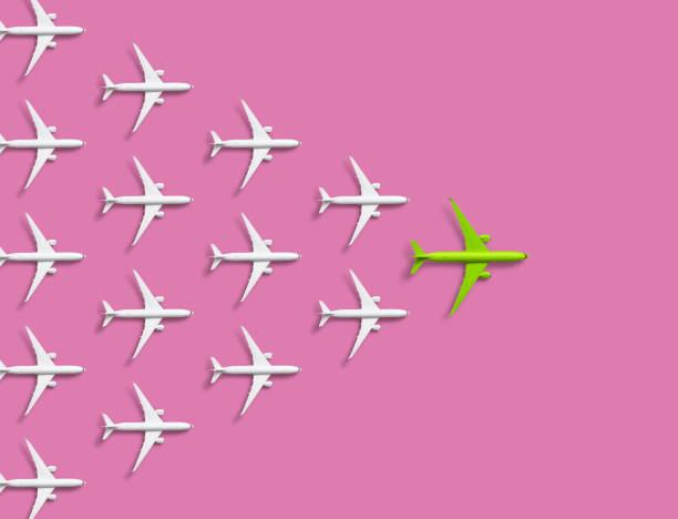 istock A swarm of Passenger planes 1398295683