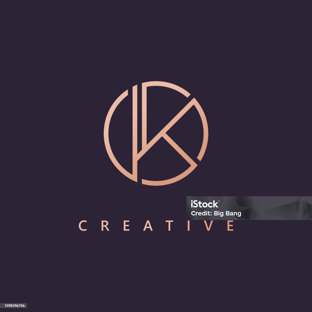 Creative K Desain Logo Letter K Template Logo Creative K Simbol Vektor Logo ...
