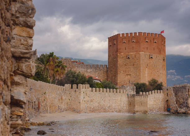 istock Alanya, turkey, winter walk by mediterranean sea 1398312880
