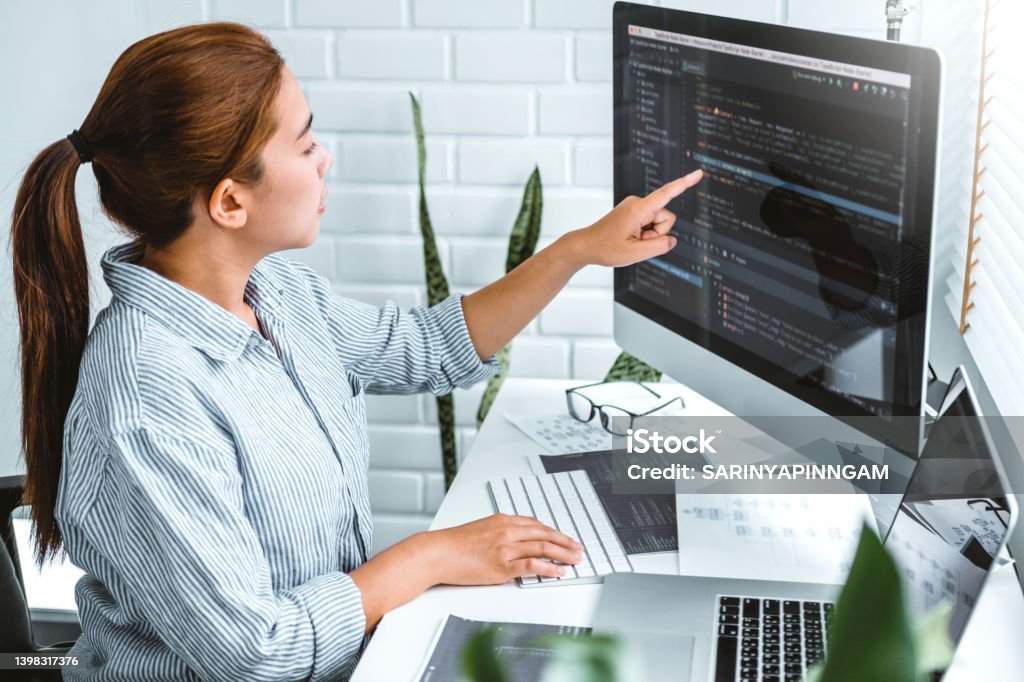 Developing Programmer Development Website Design And Coding ...