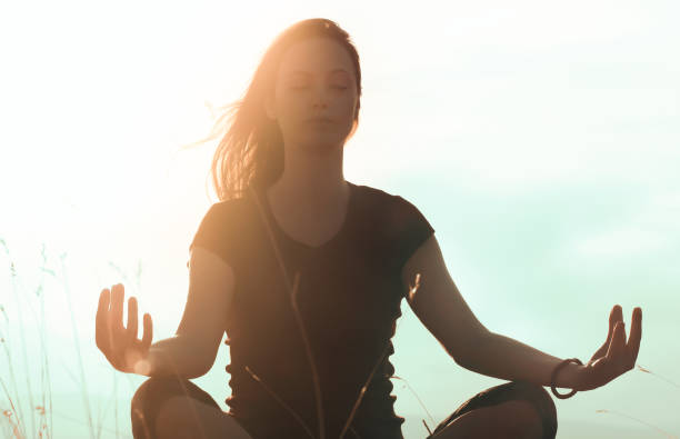 istock Outdoor yoga 1398320749