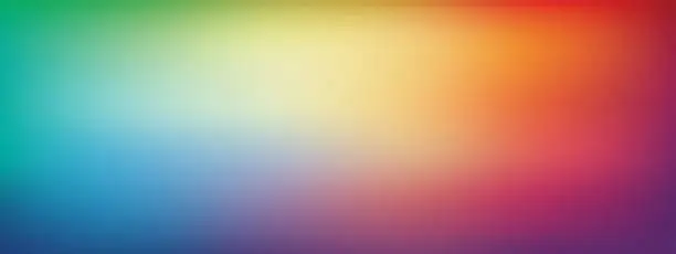 Vector illustration of Rainbow Colors Gradient Defocused Blurred Motion Abstract Background Vector