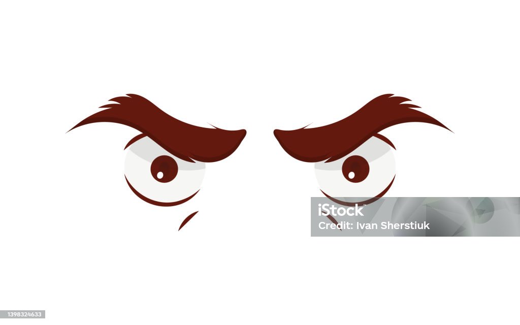 Ilustración de Diseño Plano Ojos De Dibujos Animados Enojados Icono Ilustración Vectorial y más Vectores Libres de Derechos de Abstracto - iStock Ilustración de Diseño Plano Ojos De Dibujos Animados Enojados Icono Ilustración Vectorial y más Vectores Libres de Derechos de Abstracto - iStock