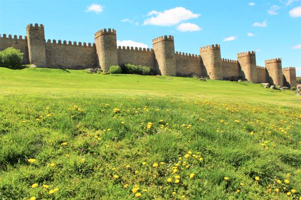 istock The wall of Avila, Spain 1398325741