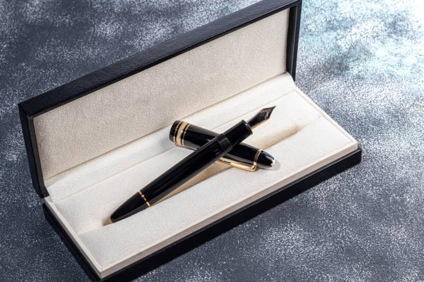 A  photo of a Fountain pen - isolated