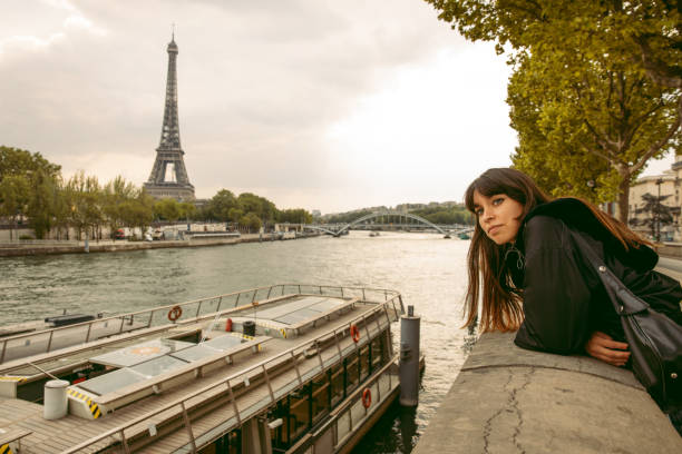 Young woman in Paris