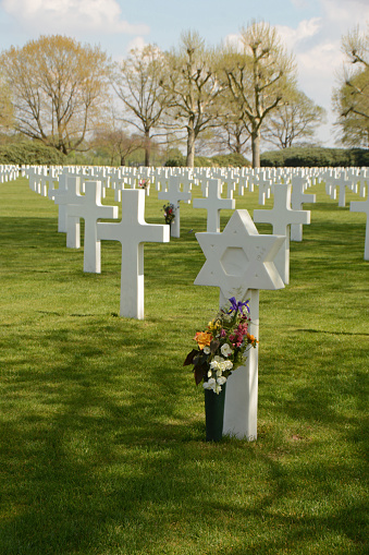 Margraten: Dutch cemetery with field of honor. American soldiers are buried there. Feelings of freedom and honor and hope.