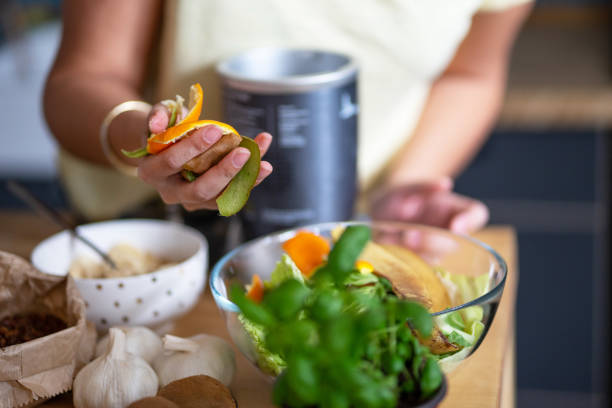 istock Compost from leftovers, Sustainable and zero waste lifestyle 1398347343