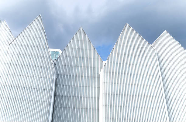 istock Modern building in Scandinavian style 1398353299