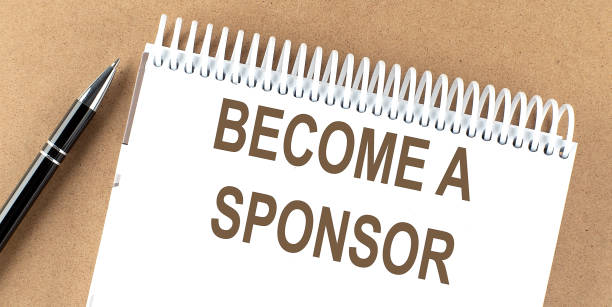 istock BECOME A SPONSOR text on a notepad with pen, business 1398354324