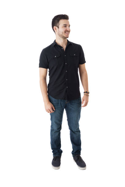 istock Handsome Casual Man Is Standing, Relaxed, Looking Away And Smiling 1398355673