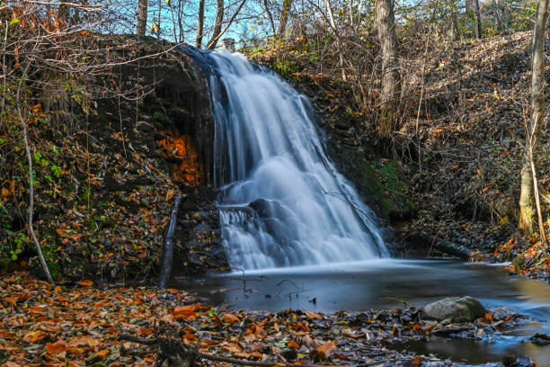 istock Small waterfall in the Benejar river in Aldeire, Granada. 1398359715