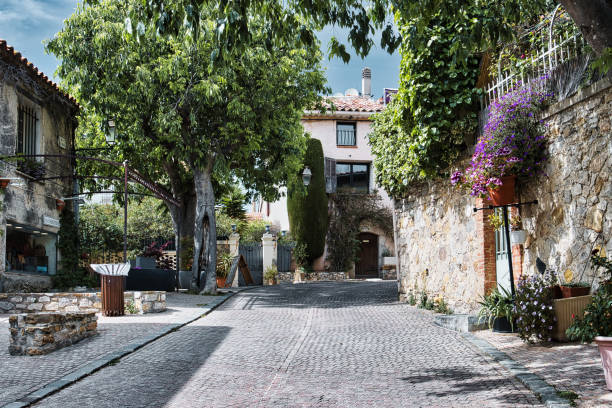 An atmosphere of peace and measured life. Arenys de Mar. Catalonia. Spain.