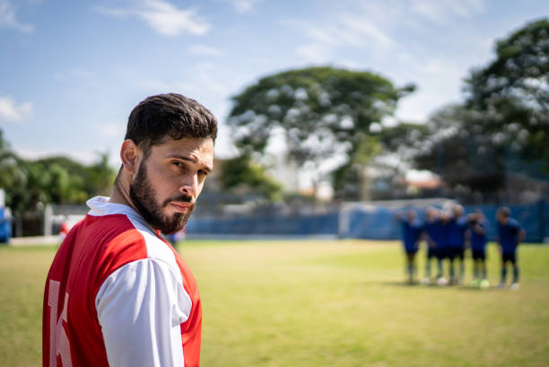 istock Portrait of a soccer player 1398367200