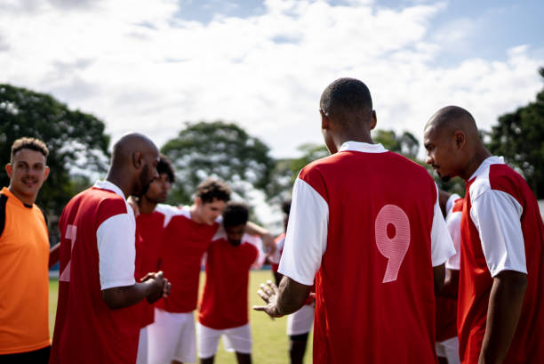 istock Soccer team ready to the match 1398380489