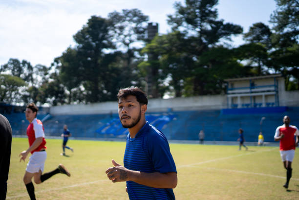 istock Soccer player during soccer match 1398380958