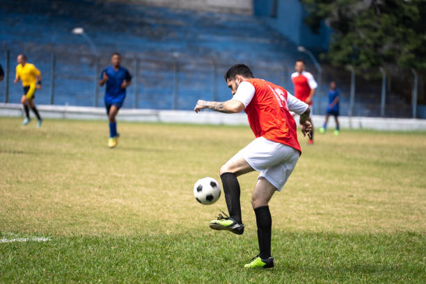 istock Soccer player during soccer match 1398381087