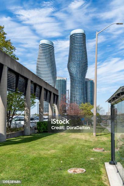 Absolute World Complex Mississauga Canada Stock Photo - Download Image Now - Tower, Ontario - Canada, Residential District