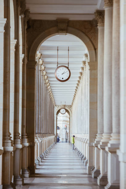istock Archway in Karlovy Vary with Clock 1398389389