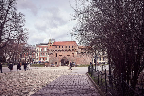 Historic 1936 monument of Jan Kilinski - the hero and leader of 1794 Kosciuszko Uprising - the old town of Warsaw, Poland