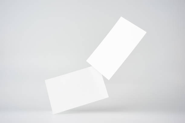 istock two business card isolated on white background 1398407145