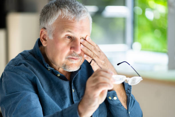 istock Eye Glaucoma Or Tired Dry Eyesight. Conjunctivitis 1398412801