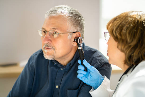 istock Otolaryngology Ear Check Using Otoscope 1398412820