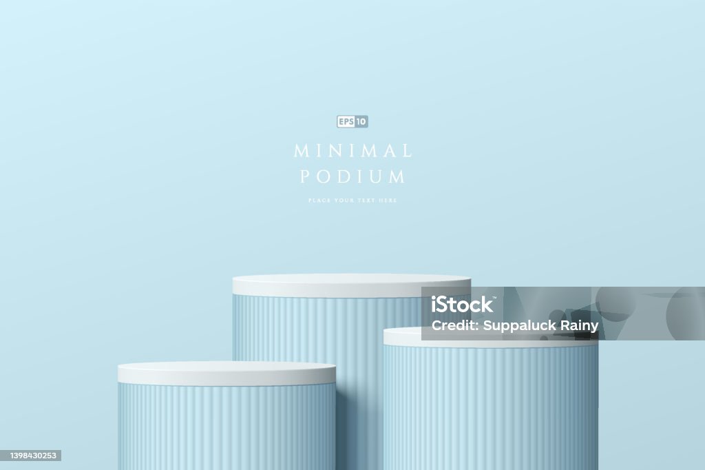 Sala abstracta 3D azul claro con conjunto de escalones realistas azul y blanco stand podium. Escena minimalista en pastel para la visualización de productos de maqueta. Formas geométricas vectoriales. Escenario para escaparate. Vector EPS10. - arte vectorial de Podio - Estructura de edificio libre de derechos Sala abstracta 3D azul claro con conjunto de escalones realistas azul y blanco stand podium. Escena minimalista en pastel para la visualización de productos de maqueta. Formas geométricas vectoriales. Escenario para escaparate. Vector EPS10. - arte vectorial de Podio - Estructura de edificio libre de derechos