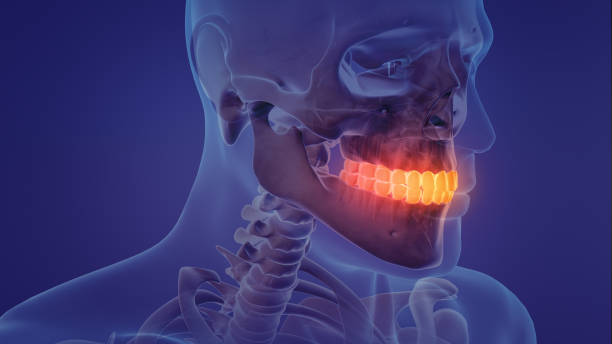 istock Animation of a painful teeth 1398431056