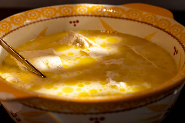 Chinese food, tofu soup